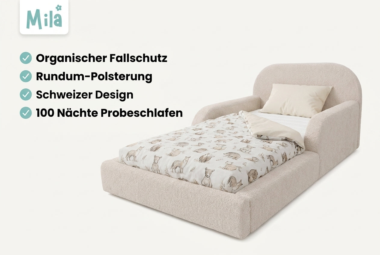 Mila Cloud – Das gepolsterte Kinderbett