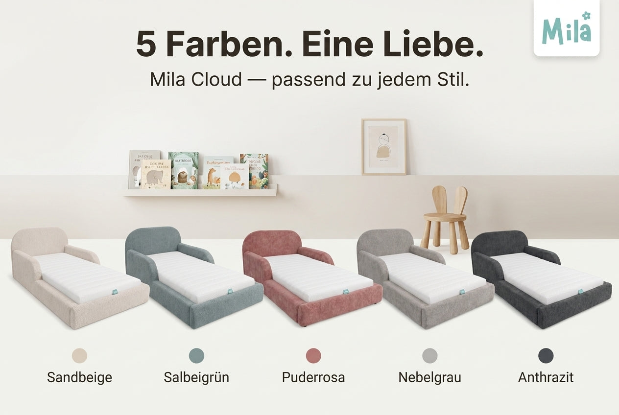 Mila Cloud – Das gepolsterte Kinderbett