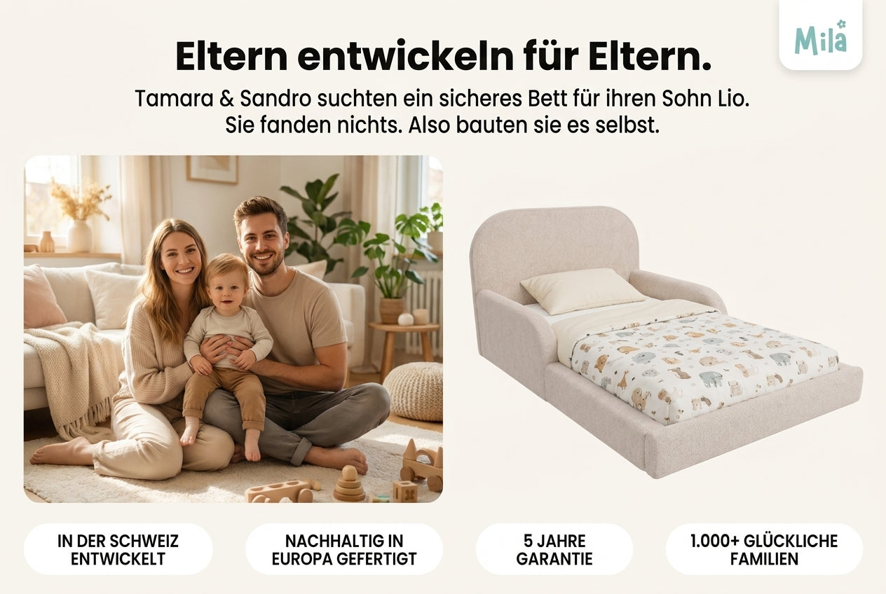 Mila Cloud – Das gepolsterte Kinderbett