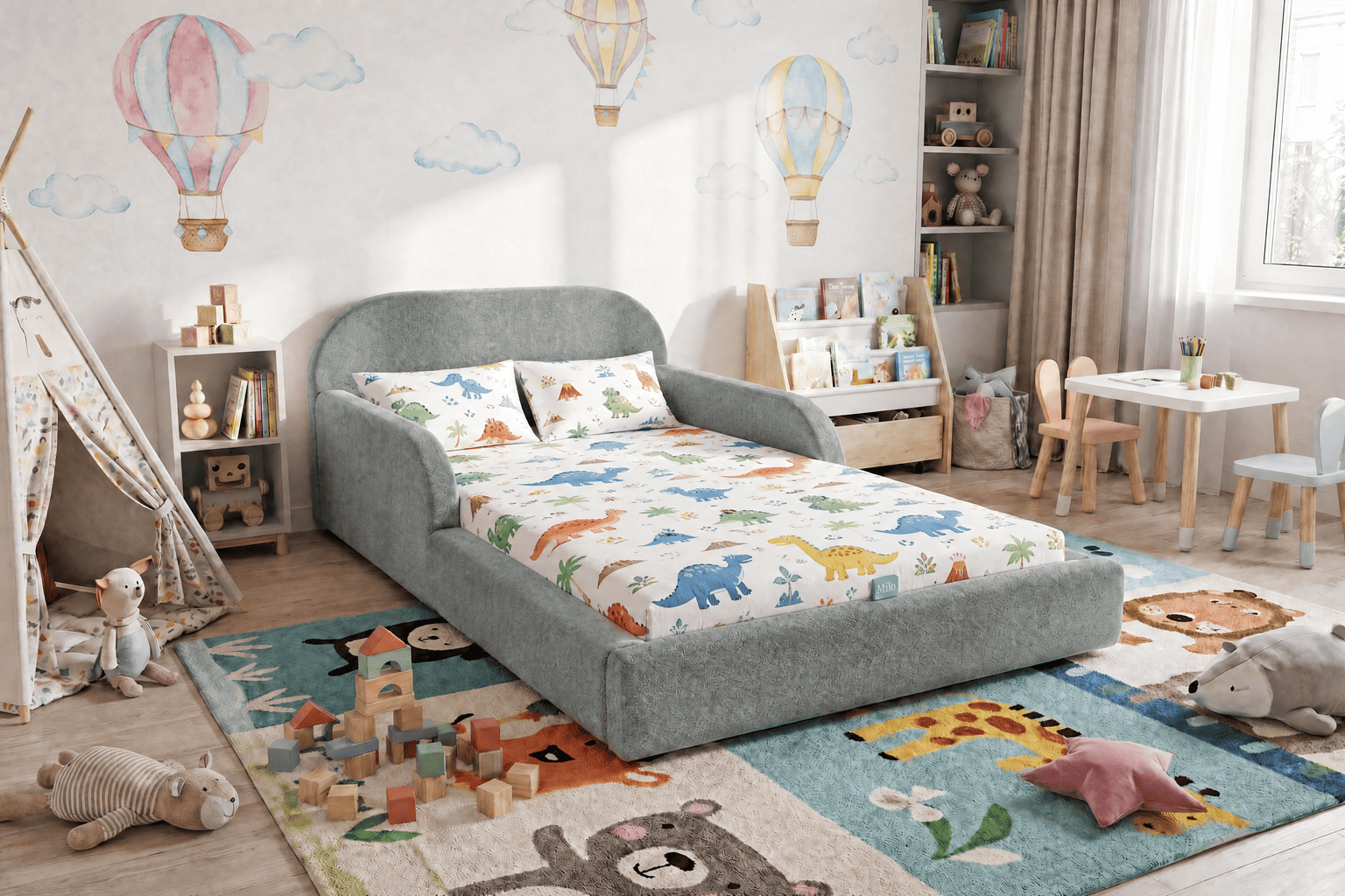 Mila Cloud – Das gepolsterte Kinderbett