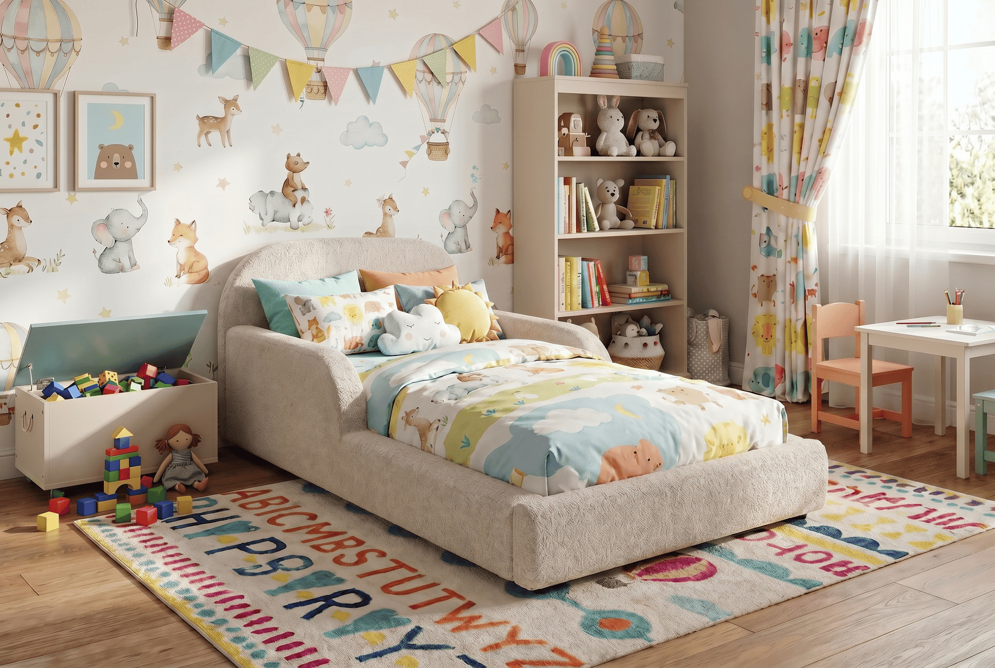 Mila Cloud – Das gepolsterte Kinderbett