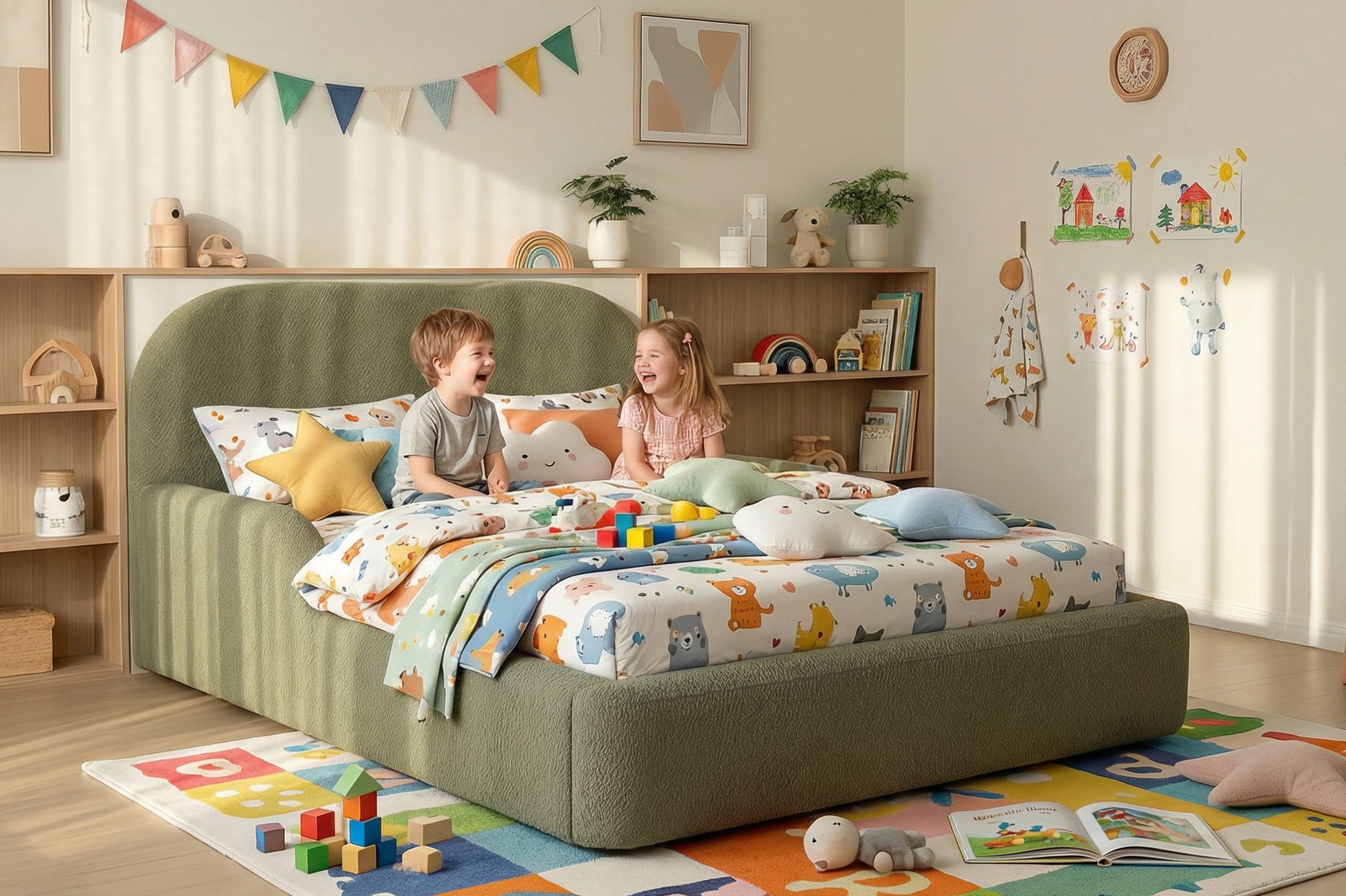 Mila Cloud – Das gepolsterte Kinderbett